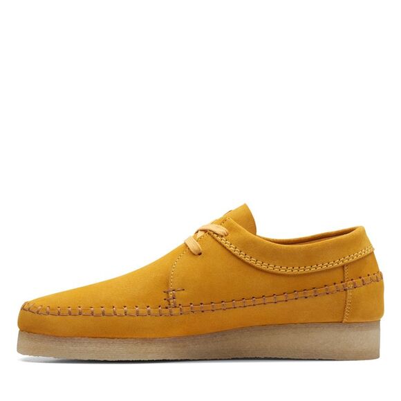 Clarks Mens Weaver Yellow Shoes (NWT) - Picture 5 of 6